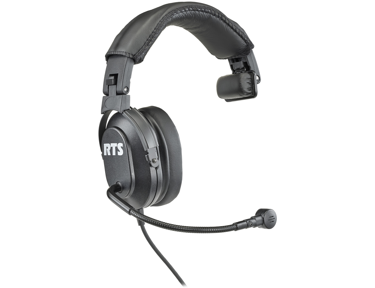 RTS HR-1 A4M Single-sided headset with flexible dynamic boom mic XLR 4-pin male connector