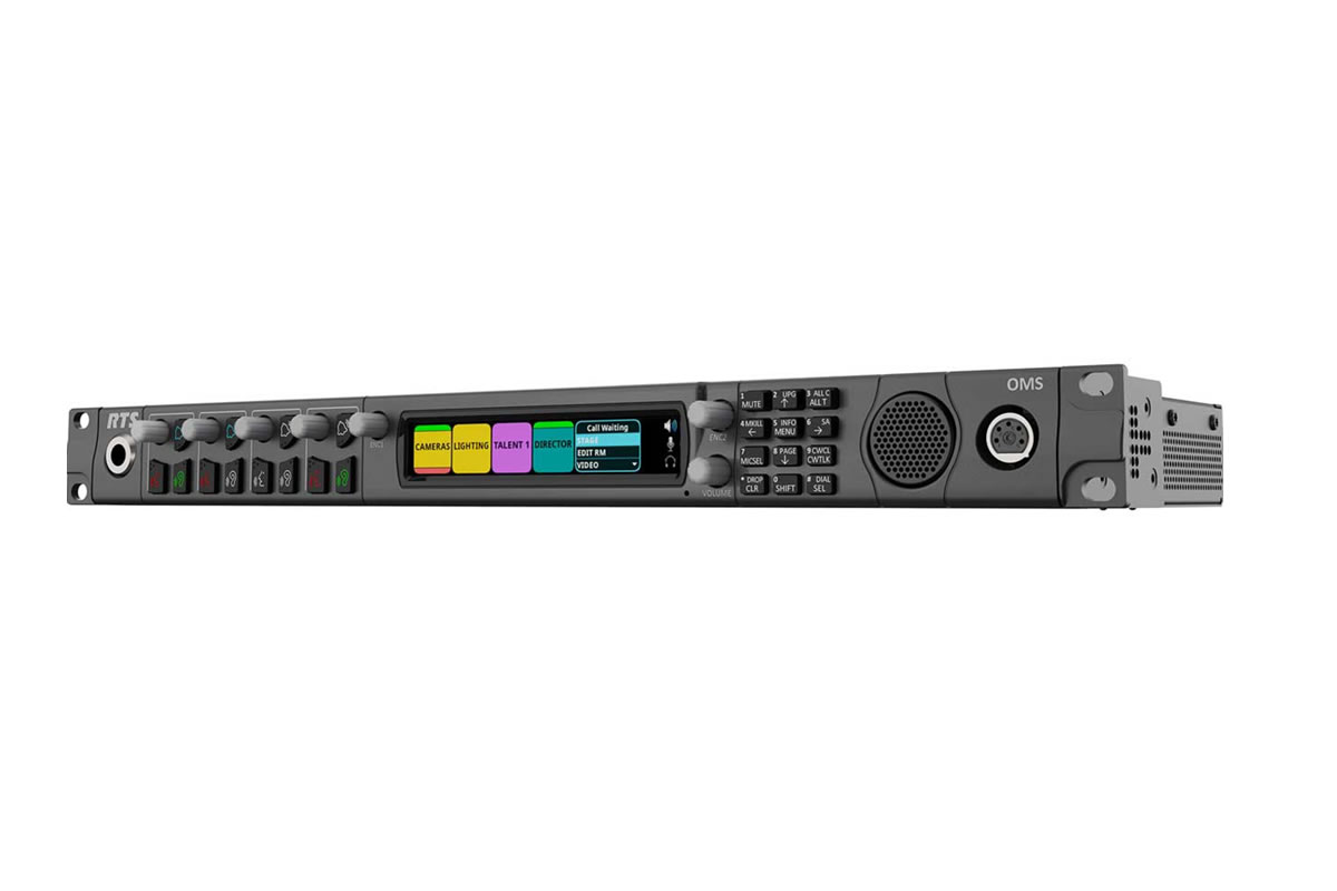 RTS OMS ADVANCED 5F Advanced Digital Partyline Main Station/4ch/5-Pin Female Connector