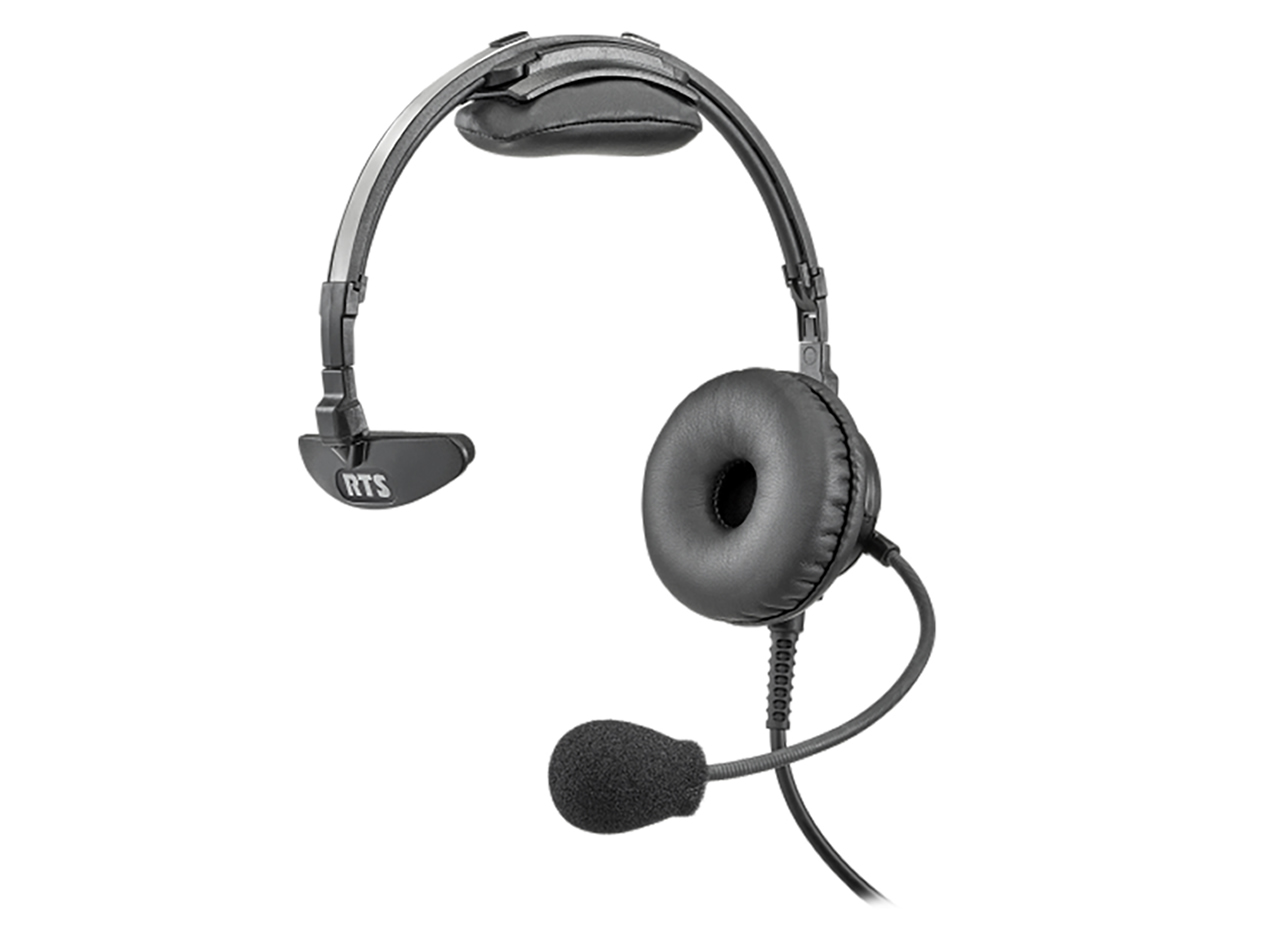 RTS PHS-A5M-300 Single-Sided Headset / Dynamic Noise-Canceling Boom Mic / 300 Ohm / 5-Pin XLR