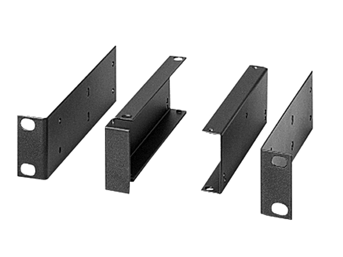 RTS RMK-D BLACK Dual rack mount kit mounts 1/2 rack components in center of 19″ rack