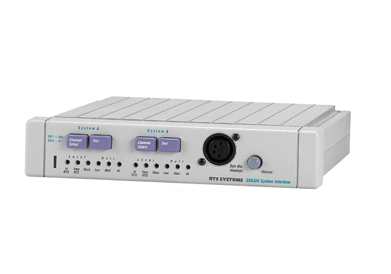 RTS SSA324 2-Channel 2-Wire to 4-Wire or 1-Channel 2-Wire Interface / Call Signal / 1RU Half-Rack