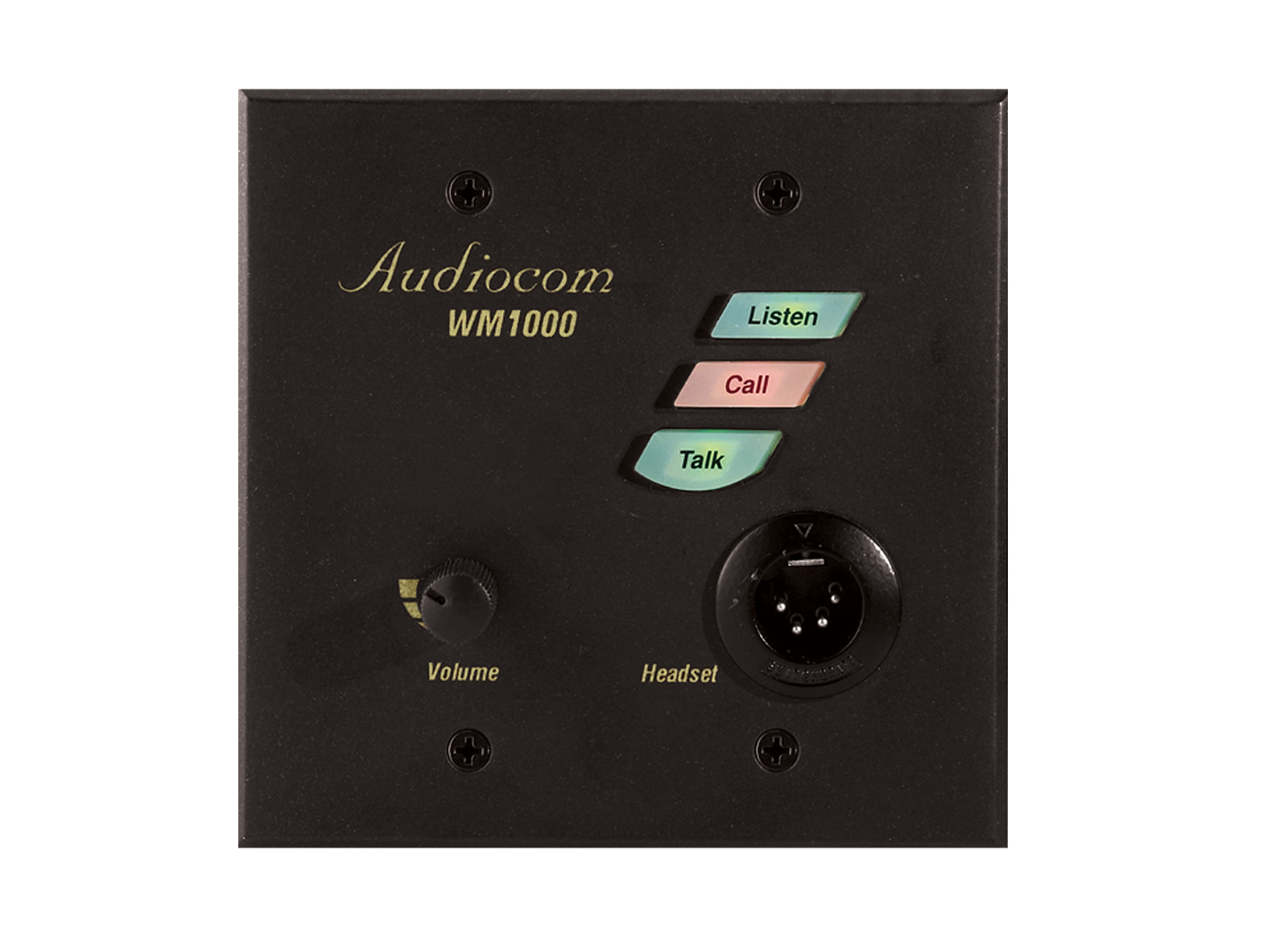 RTS WM-1000 1 CH Headset Station / Listen / Call / Talk Keys / 4-pin XLR / Balanced/Unbalanced Mic