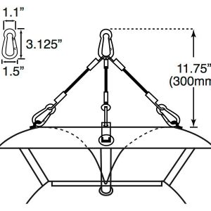 Soundsphere SS-HKL Hanging Kit For Q-12A/Q-12AWR/Q-15