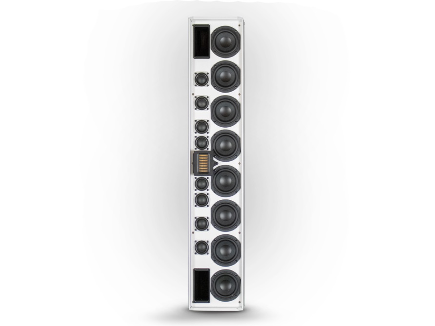 Soundtube LA808i-II-WH 3-Way Line Array Speaker (White)