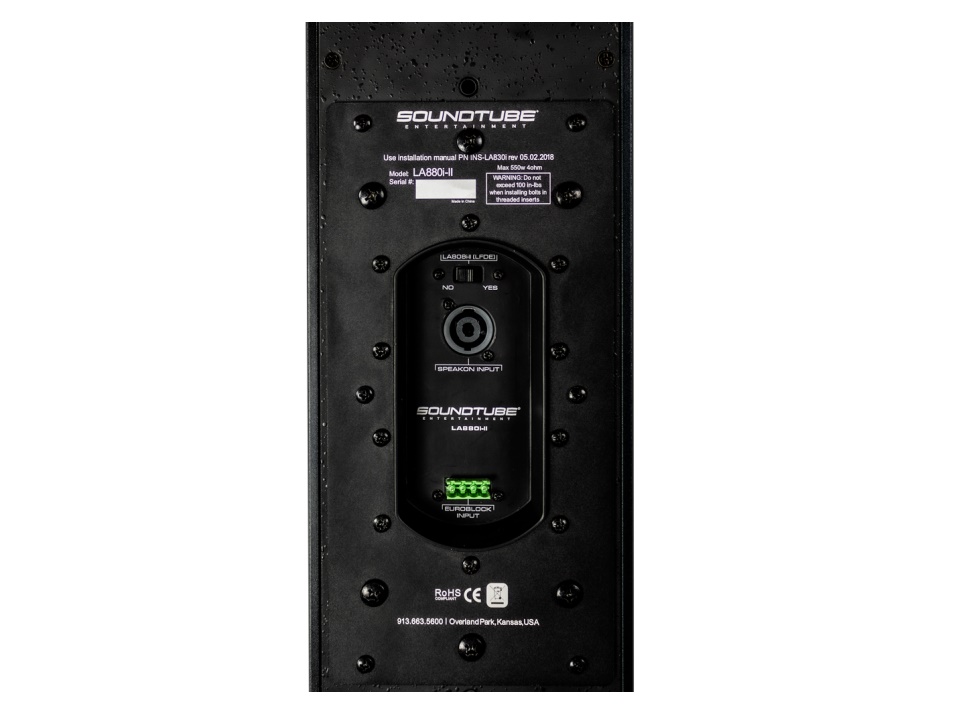Soundtube LA880I-II-BK 3-Way Line Array Speaker (Black) - Image 2
