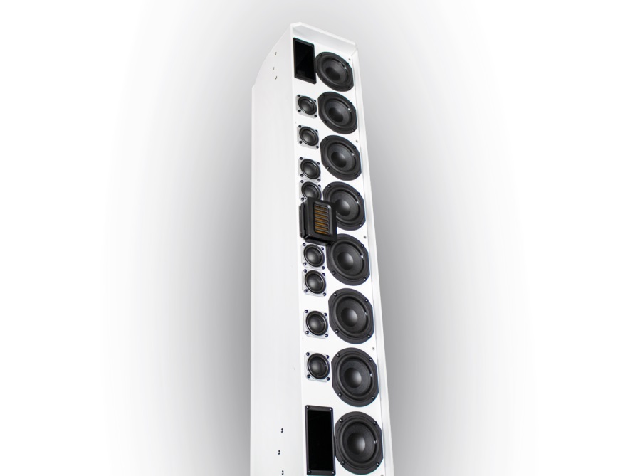 Soundtube LA880i-II-WH 3-Way Full Range Line Array Speaker (White) - Image 4