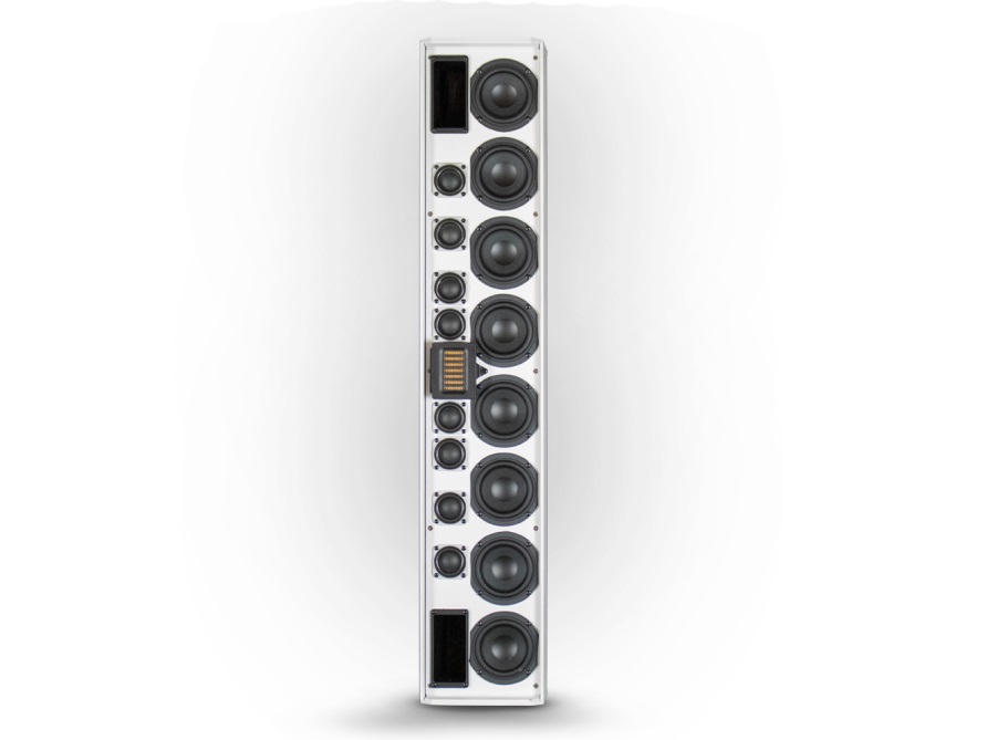 Soundtube LA880i-II-WH 3-Way Full Range Line Array Speaker (White)