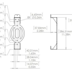 Soundtube AC-SM1001p-S Surface-mount bracket for SM1001p