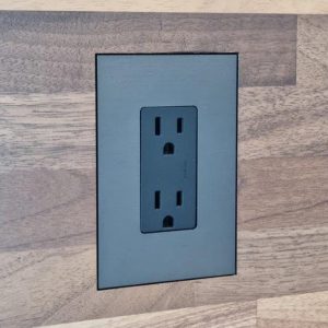 Wall-Smart 003-1-598 WS SB for Basalte Receptacle Accessory 1 Gang