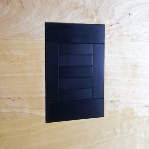 Wall-Smart 012-1-961 Solid Surface Flush Mount / Line Voltage Horizon Device / Fits 9-37mm Boards