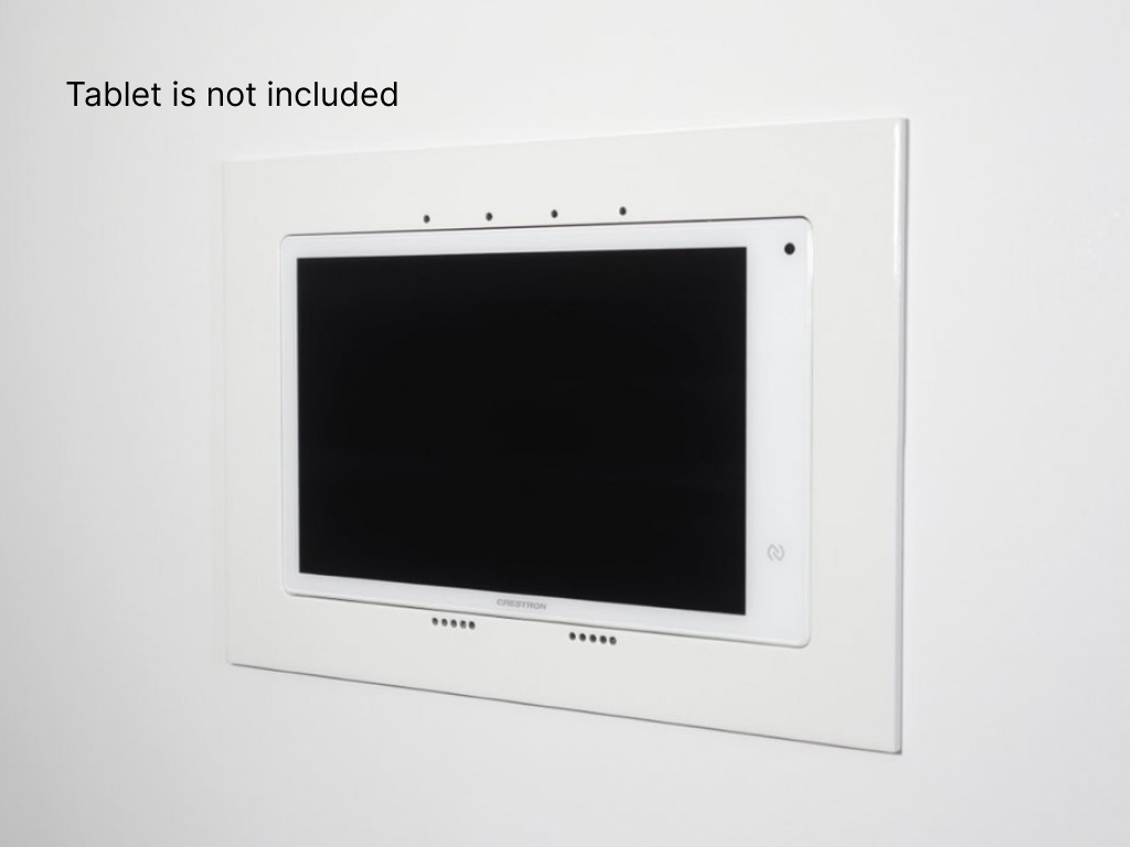 Wall-Smart 012-1RA72-WH Retrofit Mount for Crestron TSW-880 and TSS-880, White