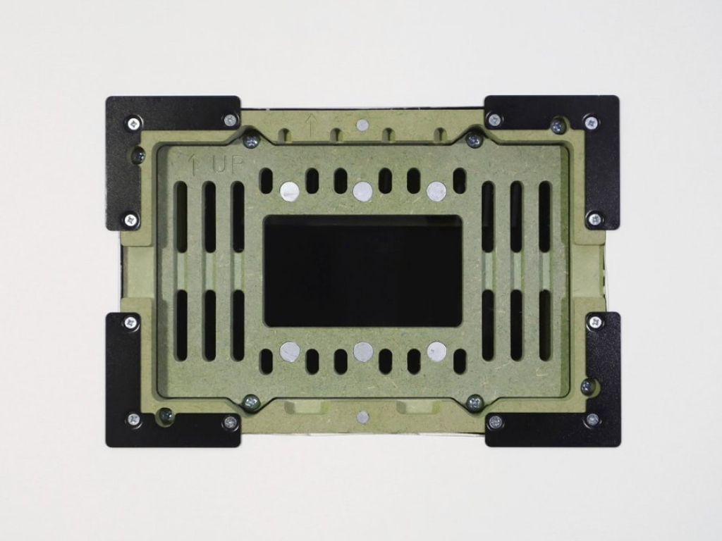 Wall-Smart 012-1RA72-WO Retrofit Mount for Crestron TSW-880 and TSS-880, Unpainted