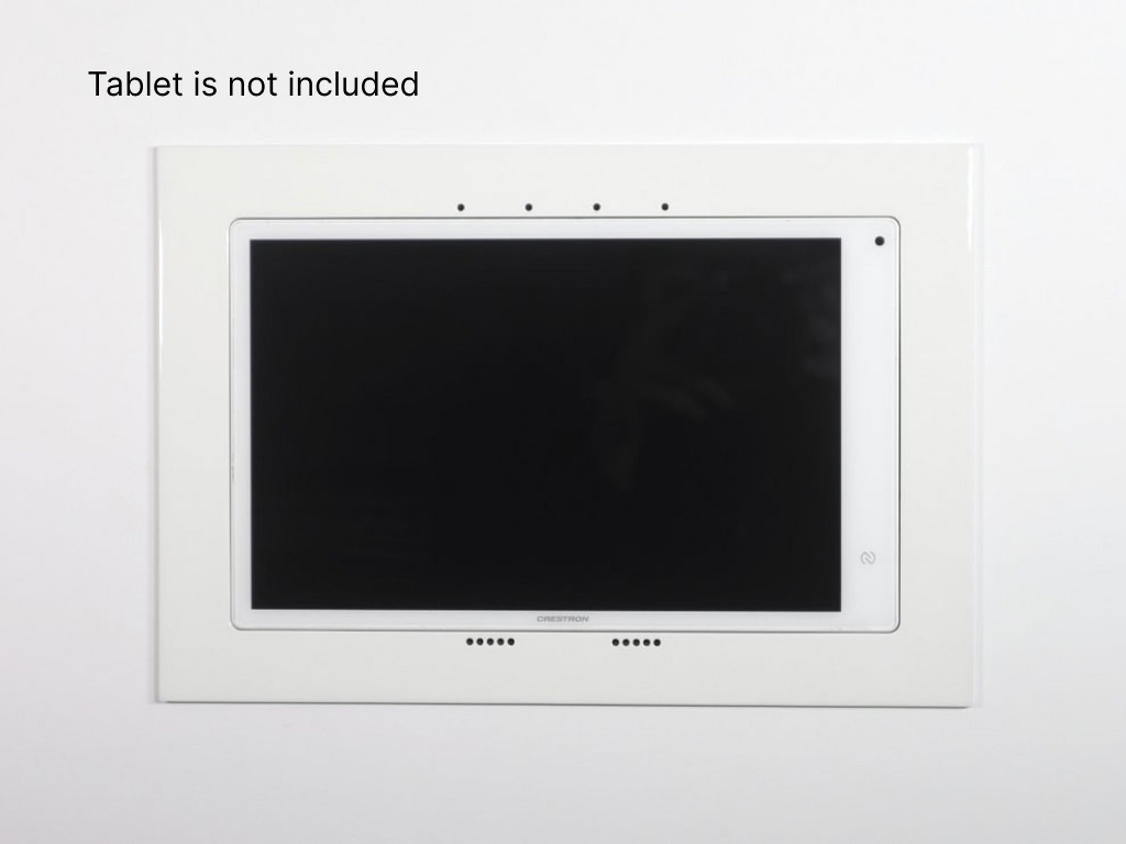 Wall-Smart 012-1RA75-WH Retrofit Mount for Crestron TSW-1080 / TSS-1080, White