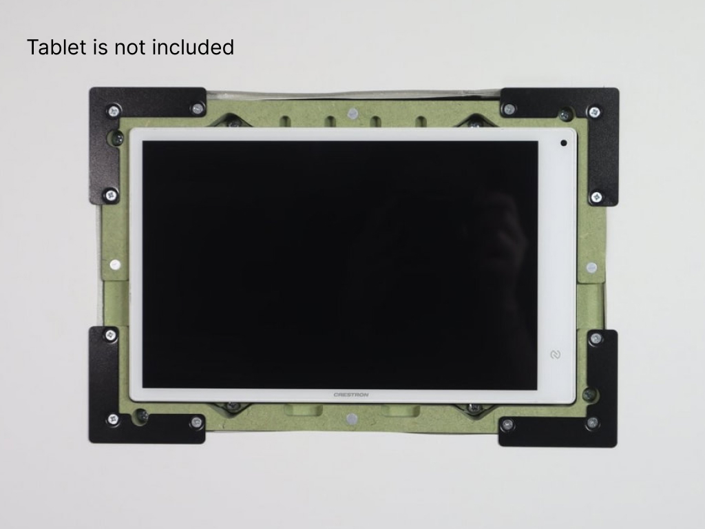 Wall-Smart 012-1RA75-WO Retrofit Mount for Crestron TSW-1080 / TSS-1080, Unpainted