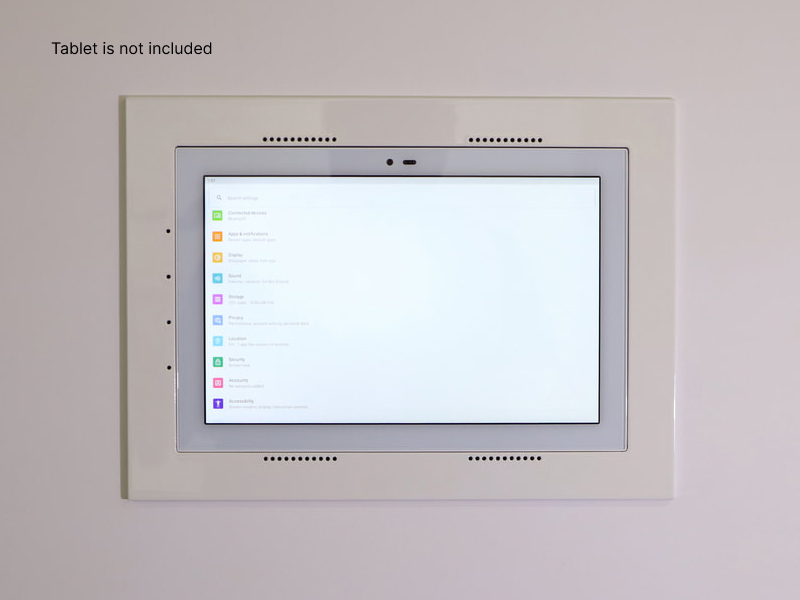 Wall-Smart 028-1-978-WH RETROFIT MOUNT for new savant 10in screen, White