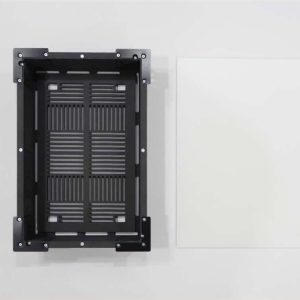 Wall-Smart 083-1-965 Retrofit In-Wall Adapter / Flush Mount / Magnetic Cover / Painted White