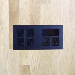 Wall-Smart 084-1-922 SOLID SURFACE MOUNT FOR BLACK NOVA 2MODULE LOW V