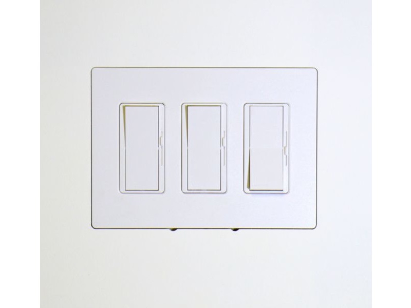 Wall-Smart 10-01-103 New Construction Adapter for Lutron Designer Style 3Gang 1/2 inch