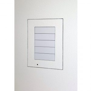 Wall-Smart 10-01-465 New Construction Aadapter for In-Wall Flush Installation of Crestron HZ-KPCN Paintable