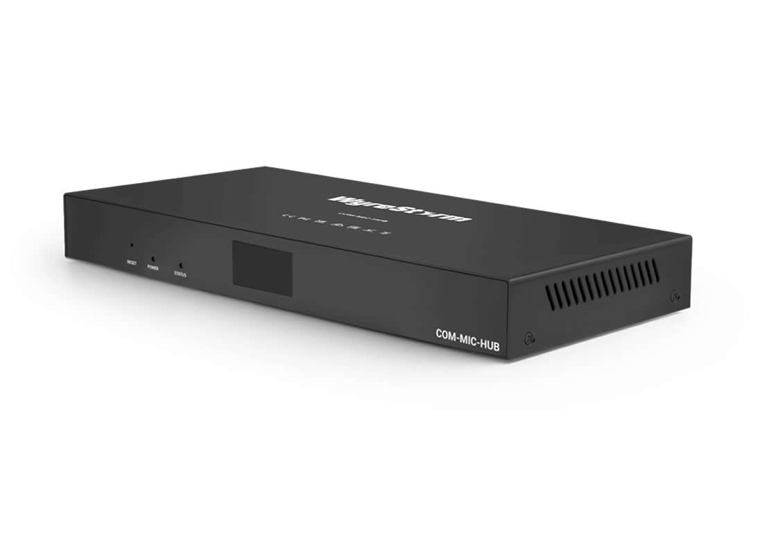 WyreStorm COM-MIC-HUB Microphone Hub AEC / AGC / Line Out / Web-UI / RS-232 / Wireless Mic