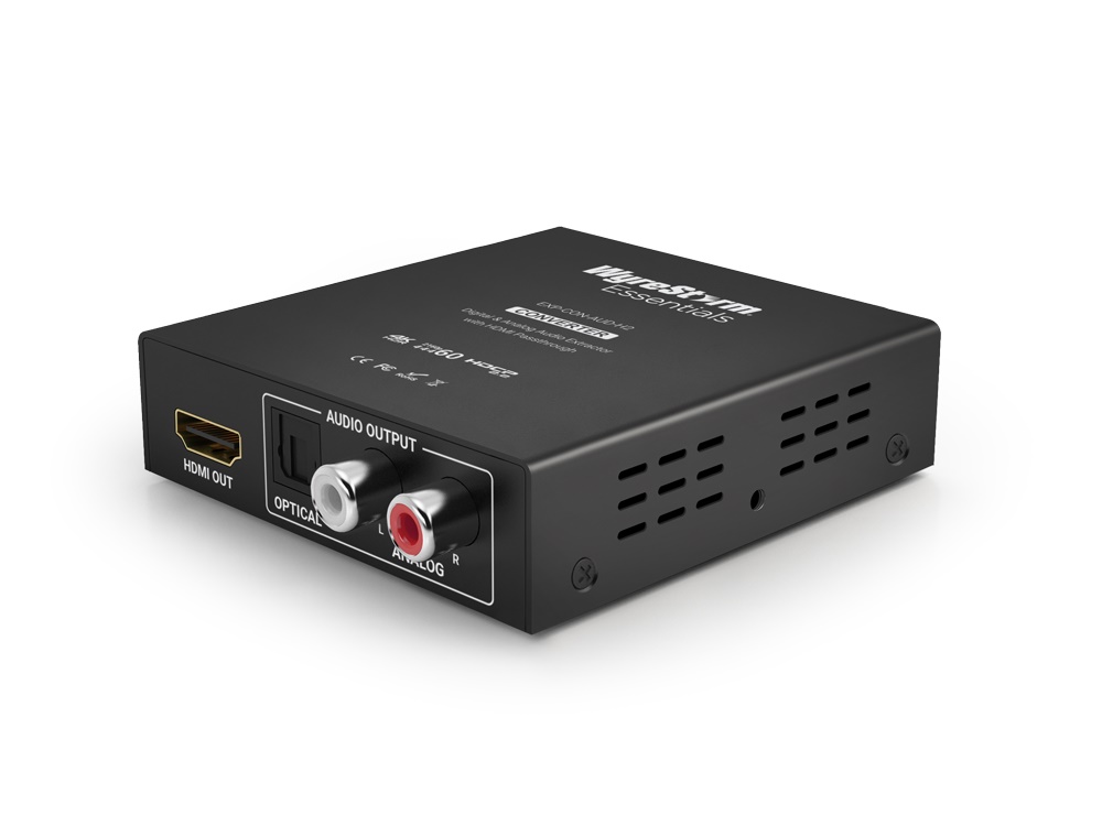 WyreStorm EXP-CON-AUD-H2 Essentials Analog/Digital Audio Extractor with HDMI Passthrough and Audio EDID Management