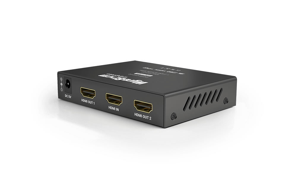 WyreStorm EXP-SP-0102-H2 4K60 1:2 HDMI Scaling Splitter 18Gbps HDR10 / Dolby Vision Downscale 1080p