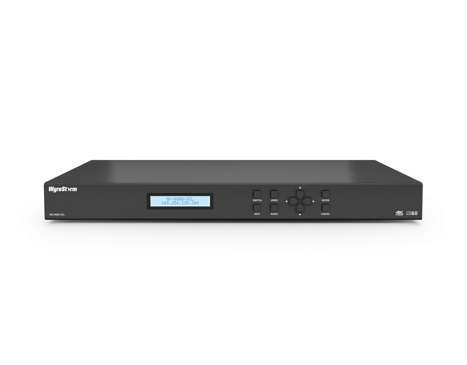 WyreStorm MX-0808-SCL 4K60 8×8 Seamless Scaling HDMI Matrix Switcher / USB-C 1GbE / PD3.0 60W