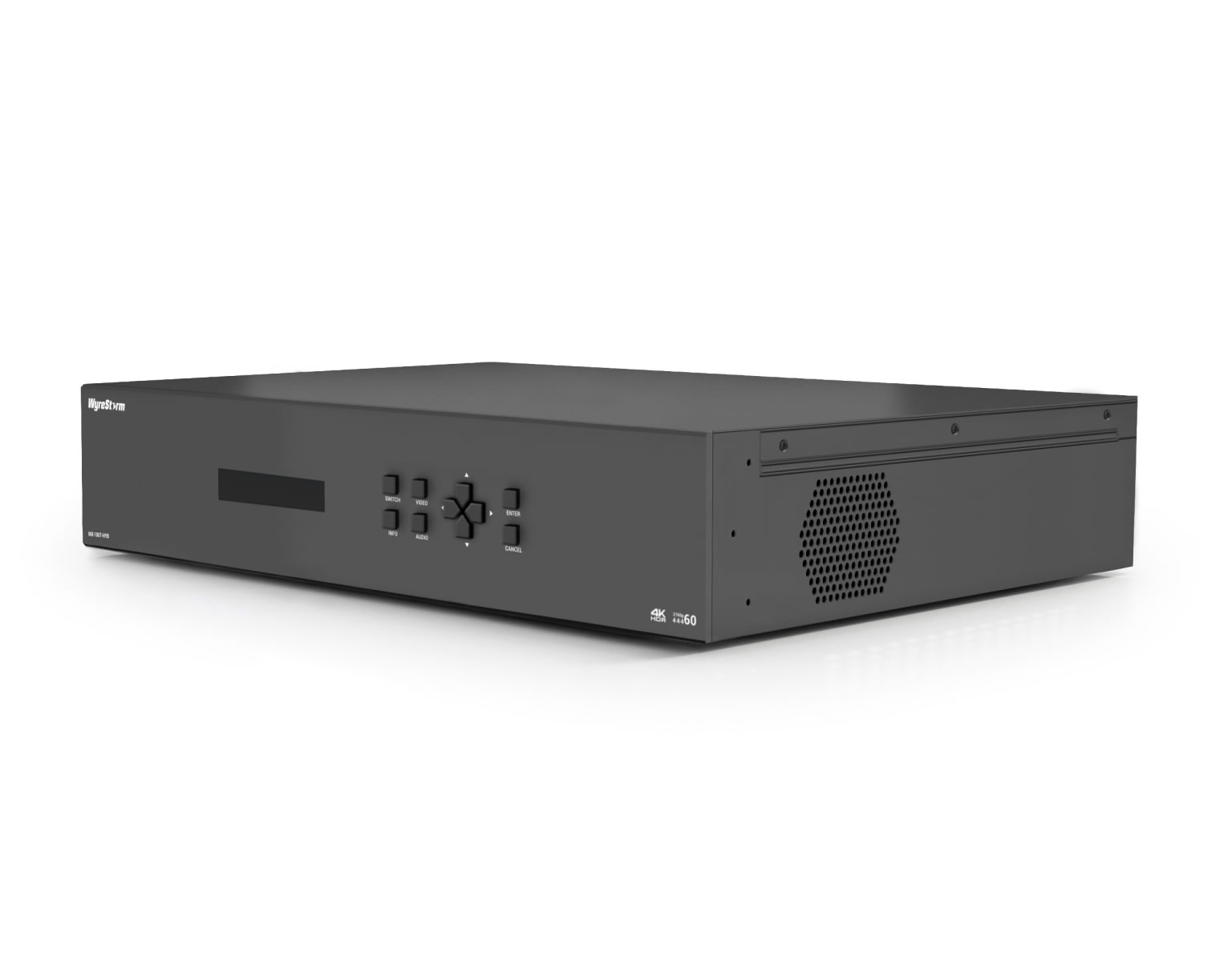 WyreStorm MX-1007-HYB HDBaseT 10×7 Seamless 4K60Hz Matrix Switcher / Dante / Built-in 100W Amp