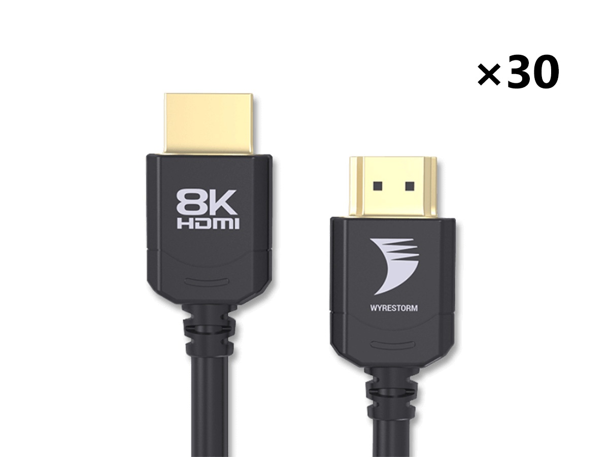 WyreStorm EXP-8KUHD-3.0 Case Qty (30) 3m 9.8ft HDMI 2.1 Cable / 48Gbps / 8K60Hz / 4K120Hz / eARC / CL3 VW-1