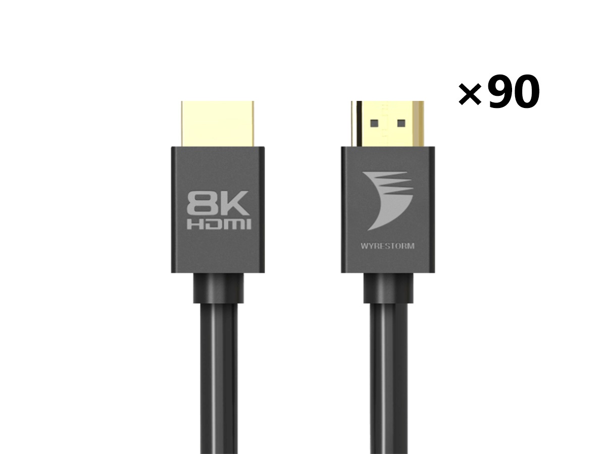 WyreStorm EXP-HDMI-2M-8K Case Qty (90) 2m/6.5ft HDMI 2.1 Cable / 48Gbps / 8K60 / 4K120 / eARC / VRR / ALLM / Dolby Vision
