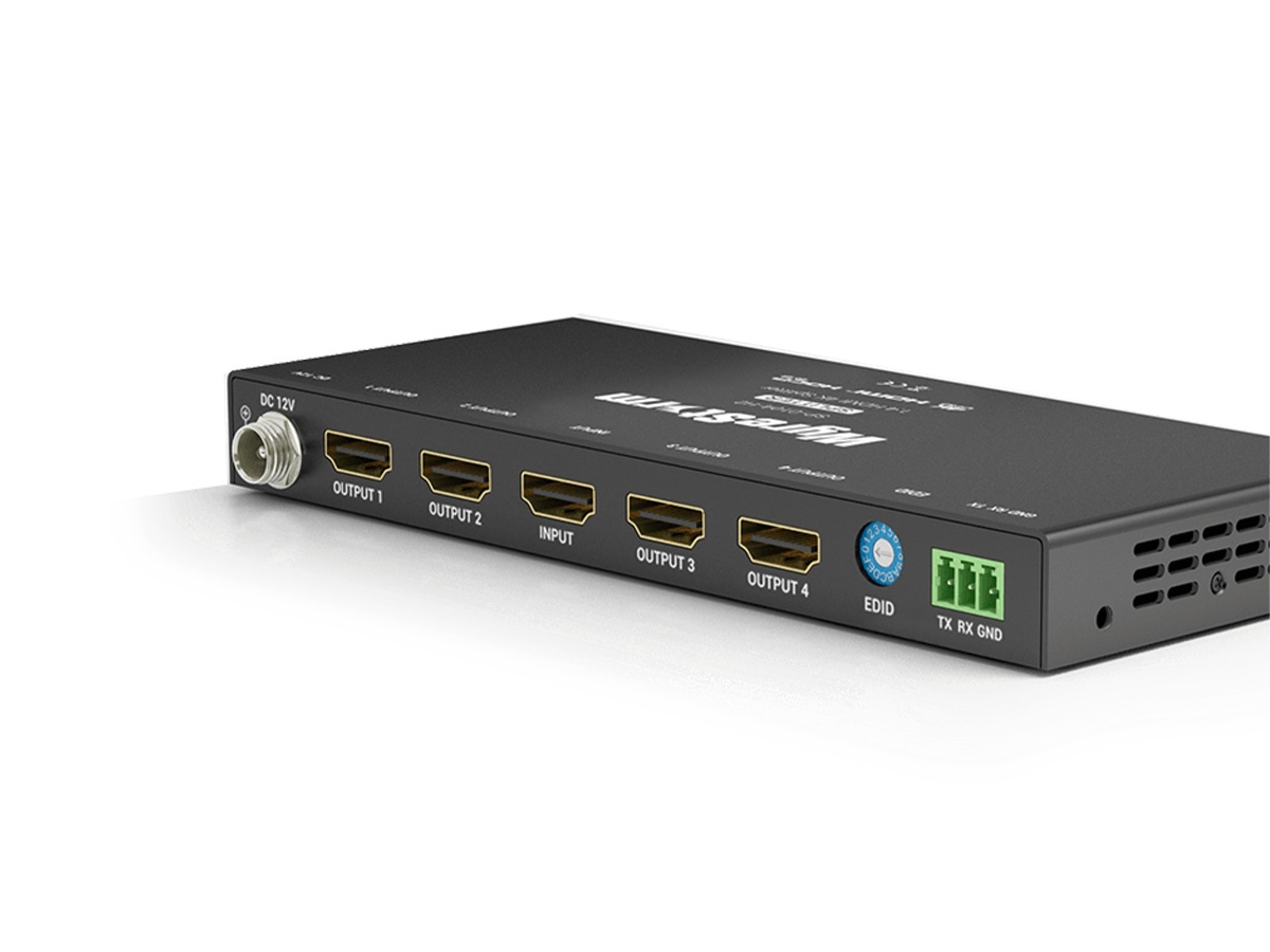 WyreStorm SP-0104-H2 Case Qty (20) 4K60Hz 1×4 HDMI Splitter / 4:4:4 / Dolby Vision HDR / HDCP 2.2 / EDID Management