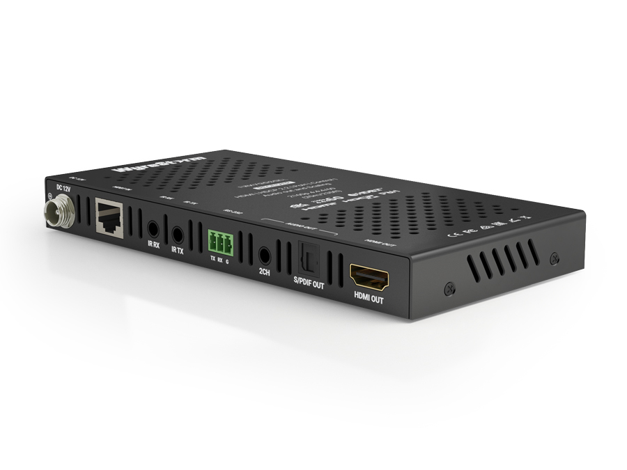 WyreStorm RXV-70-G2-SCL 4K HDR 60Hz HDBaseT Extender (Receiver) with Scaling/HDR Conversion and 2ch/S/PDIF Audio Breakout/PoH/70m