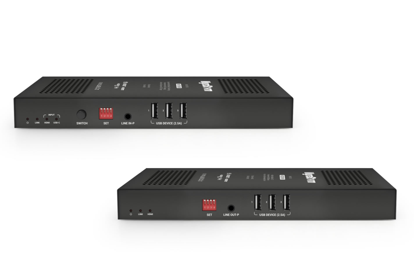 WyreStorm SWX-100-HDBT3 HDBaseT 3.0 Transmitter / Receiver Kit 4K60 4:4:4 100m USB 2.0 PoH