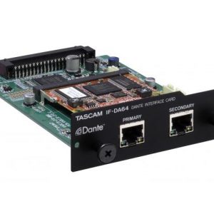 TASCAM IF-DA64 64-Ch Dante I/O card for DA-6400