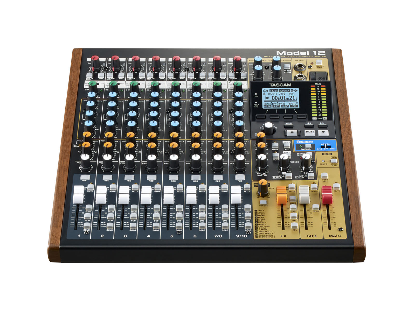TASCAM MODEL 12 Mixer/Interface/Recorder/Controller