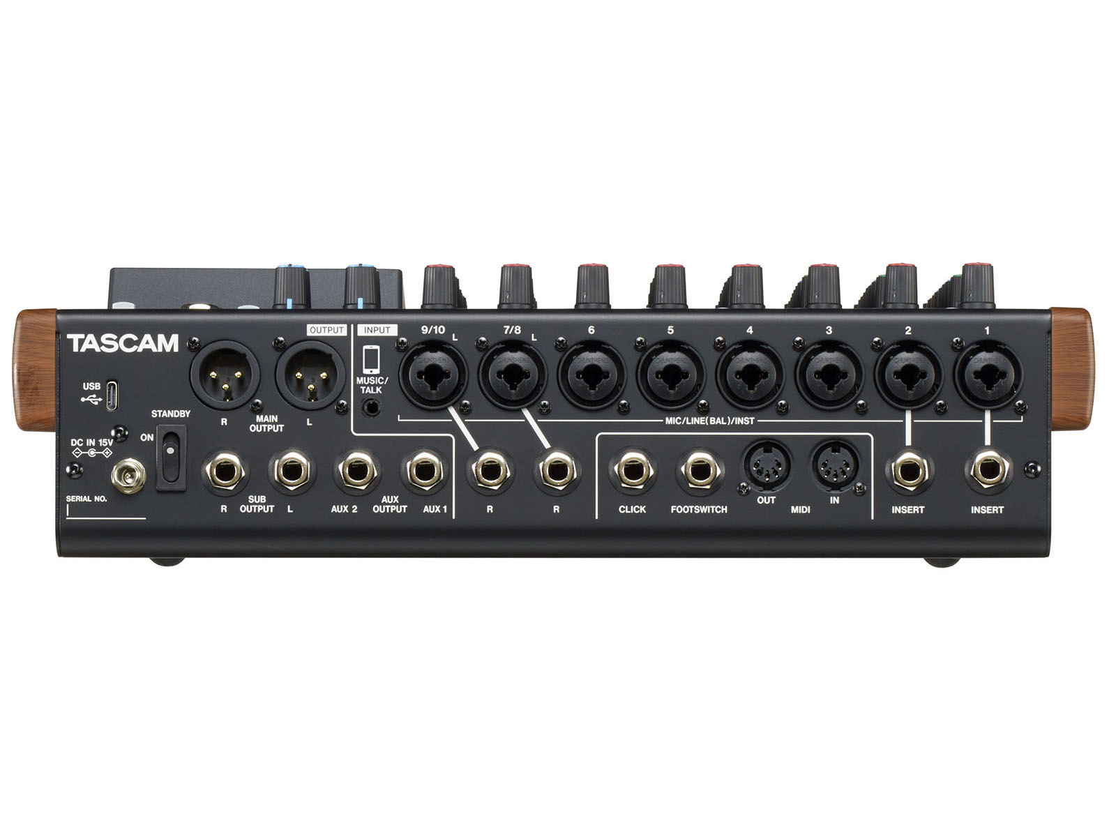 TASCAM MODEL 12 Mixer/Interface/Recorder/Controller - Image 5