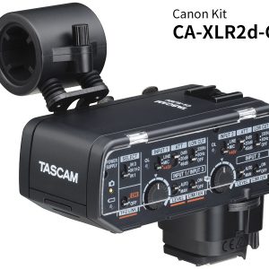 TASCAM CA-XLR2D-C XLR Mic Adapter Camera Shoe Digital Audio Output 2 XLR/TRS 48V Phantom