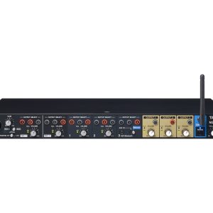 TASCAM MZ-123BT 3-Channel Rackmount Multi-Zone Mixer Bluetooth 2 Mic Inputs Headphone Monitor 1U