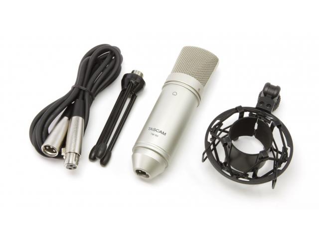 TASCAM TM-80 Studio Condenser Microphone/18mm pure aluminum diaphragm/20Hz to 20kHz - Image 2