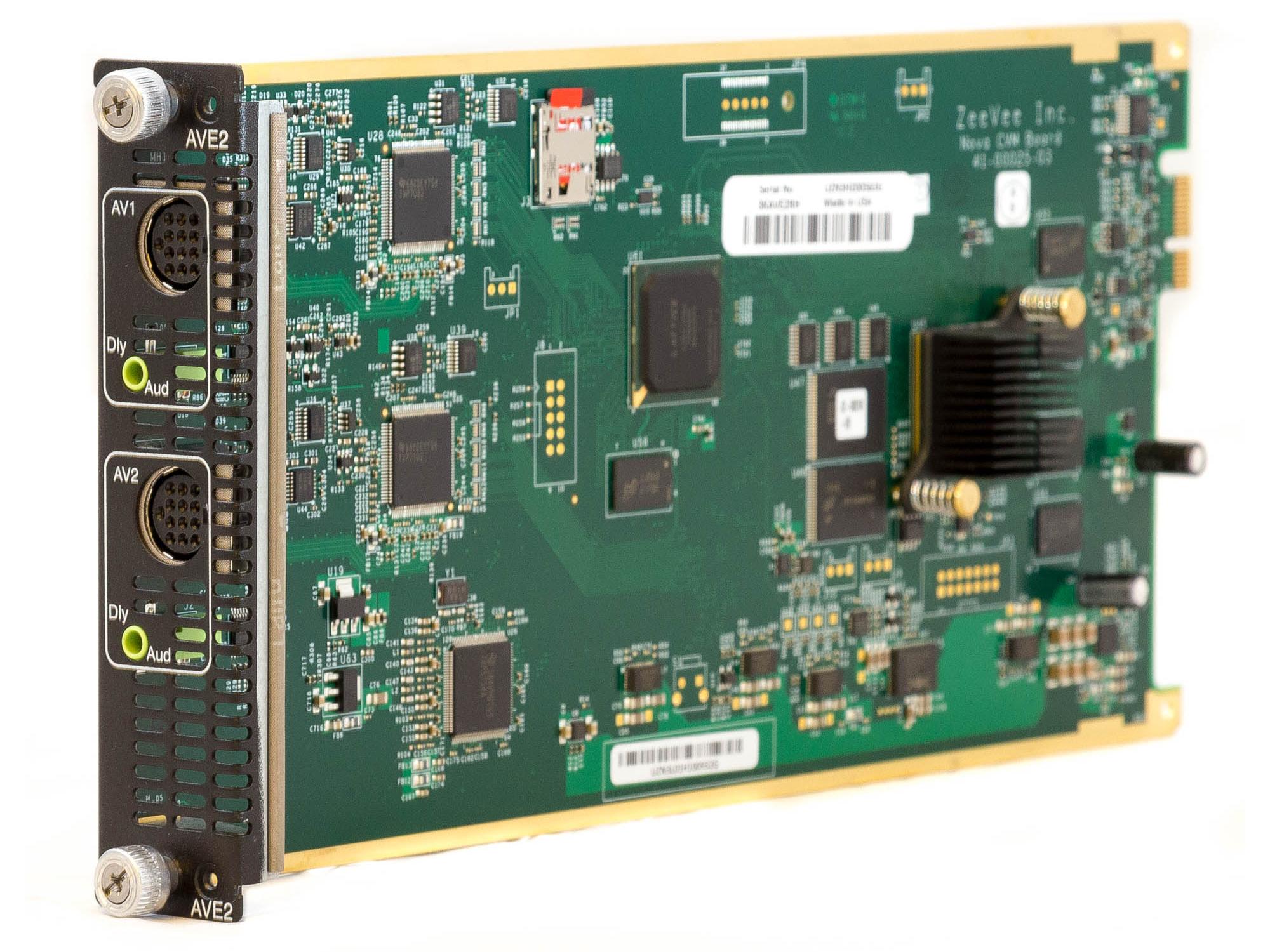 ZeeVee 3KAVE2RH Component / VGA HD Encoder QAM Modulator Blade 1080p 256/64 QAM DVB-C/T