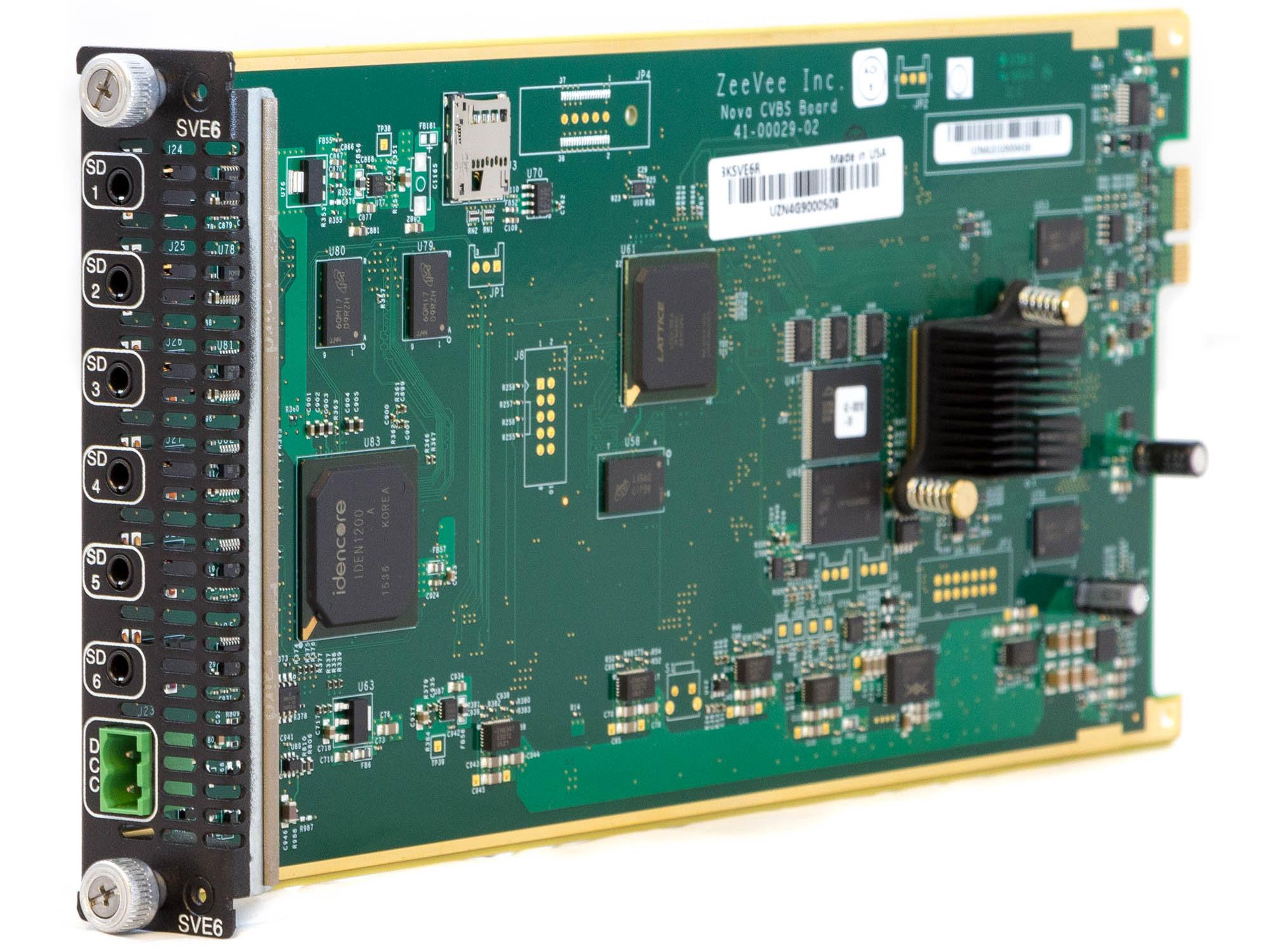 ZeeVee 3KSVE6R Composite Media Module Blade SD video encoder/modulator for HDbridge3000